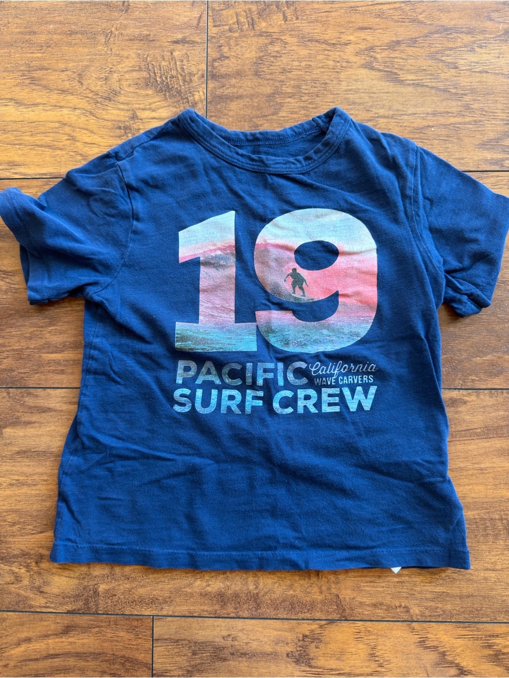 GAP Navy Graphic '19 Pacific Surf Crew' Tee